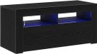 vidaXL TV-kast 90 x 39 x 30 cm zwart eiken bewerkt hout