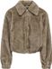 Only Jas Onlmadelina Faux Fur Jacket Otw 15373155 Taupe Gray Dames Maat - XS