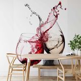 A.S. Création Fotobehang Wine Glasses DD119115 Designwalls Groen Vlies 192 X 260 cm