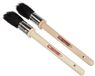 FMprofessional 23 cm 2 asbakpenseel, licht hout, glanzend, zwart, ca. 22 cm, 2 stuks.