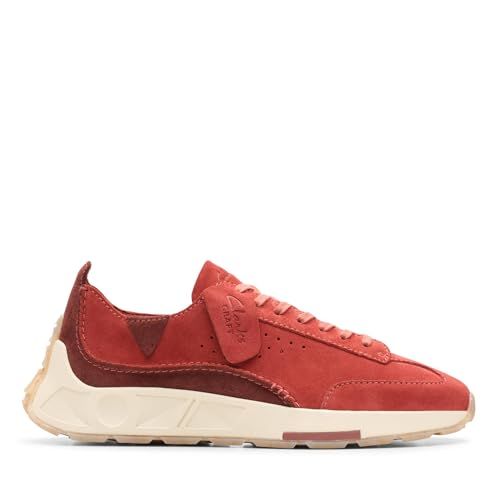 Clarks Craft Speed Mens Red Suede, 8