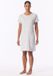 Schiesser Nachthemd 1/2 Arm, 95cm Dames Nachthemd - grijs melange - Maat 3XL