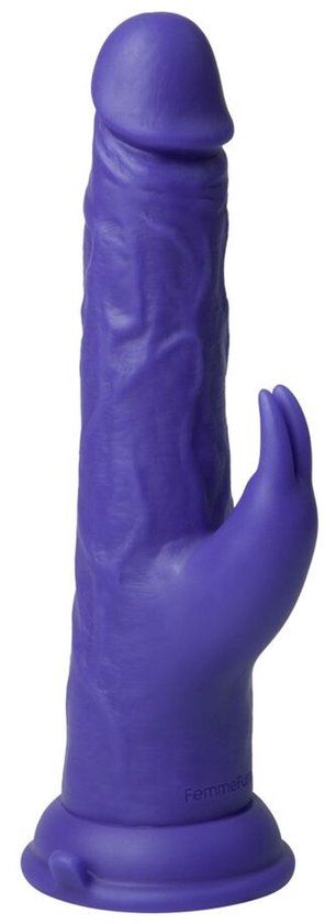 FemmeFunn Vortex Siliconen ABS Dildo Paars