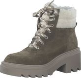Tamaris - Dames - Veterboots - Groen - Maat 38