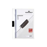 DURABLE DURAQUICK® Clip-map van zachte en harde folie, 20 vellen, transparant/wit