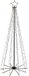Luca Lighting Kerstboom met Verlichting - Kerstversiering met 560 LED's en Afstandsbediening - Kerstboom met LED en Timer- en Dimfunctie - H185 x D75 cm - Zwart
