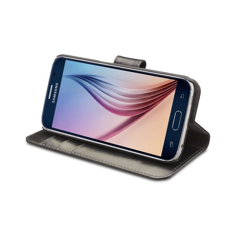 D. Bramante Samsung Galaxy S7 Edge Detachable Wallet Case Lynge Black