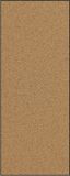 vidaXL Deurmat Crème en Zwart 120 x 300 cm Polyamide en PVC