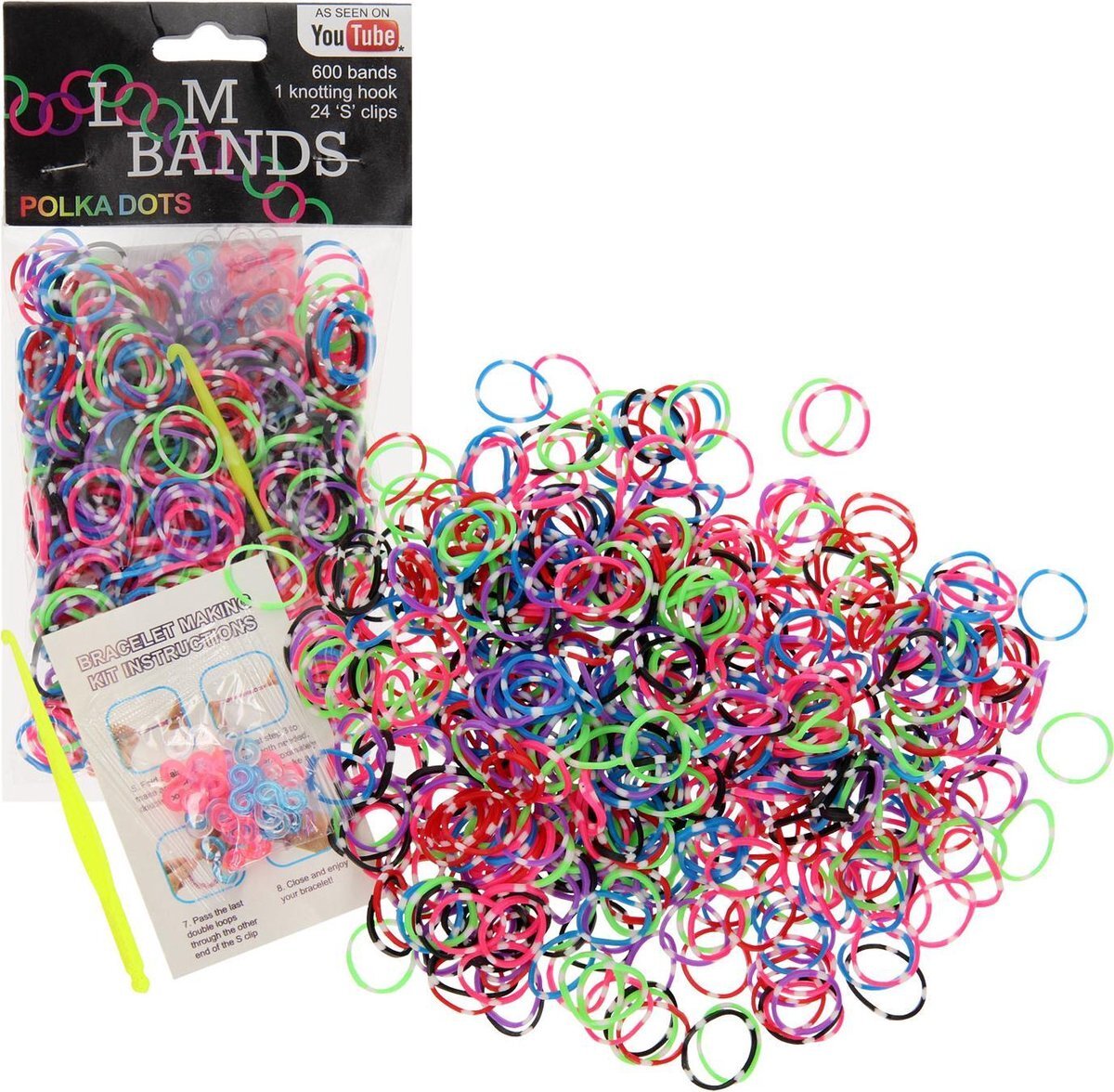 Loom Loombandjes Stippen Junior Rubber 625-delig