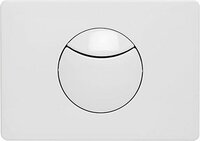 Plieger Donau bedieningspaneel voor frontbediening 2 knops wit 701152