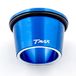 ONE BY CAMAMOTO T-MAX 530 Uitlaatsierstuk, blauw, voor marmer, compatibel met Yamaha T-MAX 530