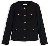 Tommy Hilfiger Dames Blazers Zwart Polyester/Viscose/Elastaan Maat 44