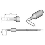 JBC C470011 soldeerpunt voor T470, rond