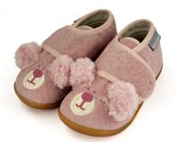 Naturino - Bidaim - Mt 24 - velcro gezichtje velvet pantoffel- Roze