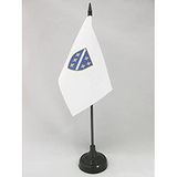 AZ FLAG Tafelvlag Bosnië en Herzegovina 1992-1998 15x10 cm Plastic Voet