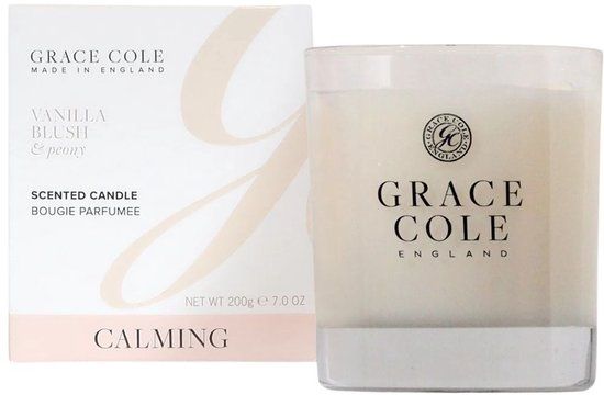 Grace Cole Vanilla Blush & Peony Scented Candle