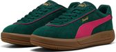 Puma S Club Klassika SD Vrouwen 400718 05 Donker Myrtle-Puma Roze