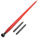 VEVOR Hooispuit, 125 cm, hooibergpen, capaciteit 1360 kg, snelspanbalpunt, vierkant, 4,5 cm breed, rood gecoate balvork, met 2 stabiliserende lansen