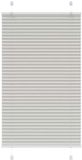 vidaXL Plissé rolgordijn 80x150 cm Lichtgrijs
