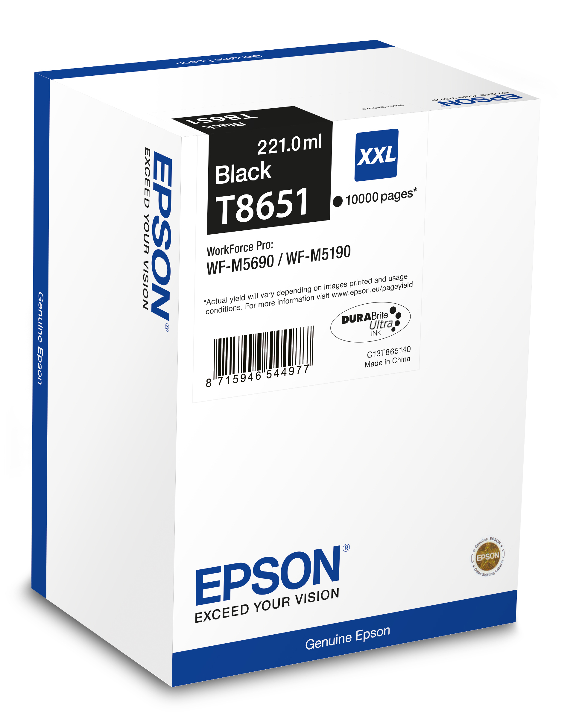 Epson Ink Cartridge Black 10K single pack / zwart