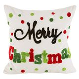 Eurofirany Kussenslopen voor sofa decoratieve kussenslopen wit 45x45 cm set van 2