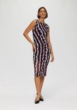 s.Oliver Robe imprimée en mesh avec fentes latérales