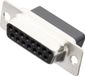MH Connectors MHDBC15-SS 2101-0190-12 connecteur femelle D-sub 180 ° Nombre de pôles : 15 Sertir 1 pièce(s)