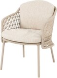 4 Seasons Puccini Dining Tuinstoel - Zand/Beige - 1 Stuk