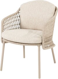 4 Seasons Puccini Dining Tuinstoel - Zand/Beige - 1 Stuk