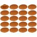20 x schroefafdekkingen van kunststof, 4 x 2,7 x 11,8 mm, Confirmat meubeldoppen, gatbescherming, universeel, bruin