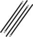 ProPlus Caravan/Camper Fietsen Spanbanden/Sjorbanden/Bindriemen - 8x Stuks - 200 cm - Zwart