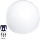 Lumisky BOBBY C30 LED-batterijlamp, kunststof, 5 W, vrijstaand, meerkleurig, Ø 30 cm
