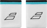 Babolat Terry JUMBO polsband / wristband - wit / blauw - 2 stuks