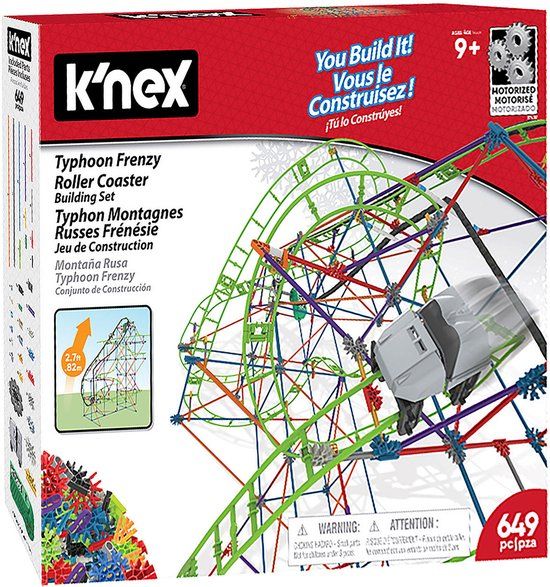 K'NEX TYPHOON FRENZY ROLLERCOASTER 649dlg