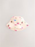 Next - Meisjes - Gebloemd bucket hoed - Roze