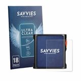 Savvies Screenprotector voor Shanling M0 Pura - Folie Beschermfolie transparant 18 Stuks