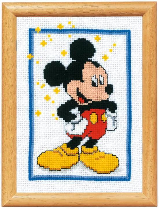 Vervaco Borduurpakket Mickey Mouse