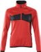 Mascot Accelerate pull en polaire avec fermeture éclair courte 18053-316 - rouge signal/noir - 2XL
