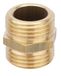 Boutté 2111341 dubbele nippel, messing, buitendraad, 12 x 17