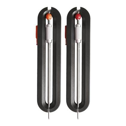 Boretti Barbecue Thermometer - Rood/Oranje