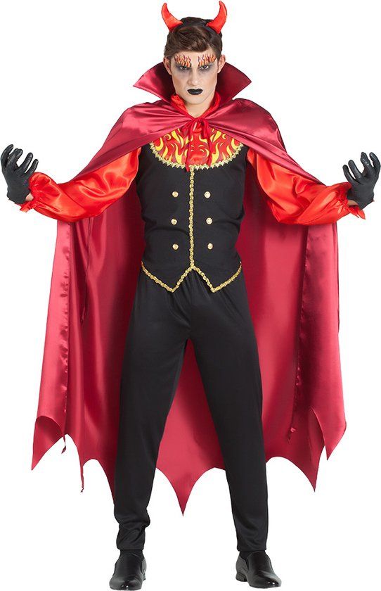 Boland - Devil Lord Costume (One Size) - Adult Devil Outfit - Halloween & Horror