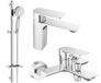Mexen Alexa DQ40 badset, chroom