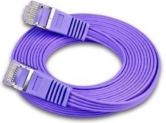 Triotronik Cat 6, 5m netwerkkabel Cat6 U/UTP (UTP) Violet