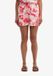 Superdry & Co Superdry Katoenen Bedrukte Strandshorts Dames Rood