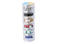 Decoratieve edelstenen van acryl, vierkant, 8 x 8 mm, 240 stuks