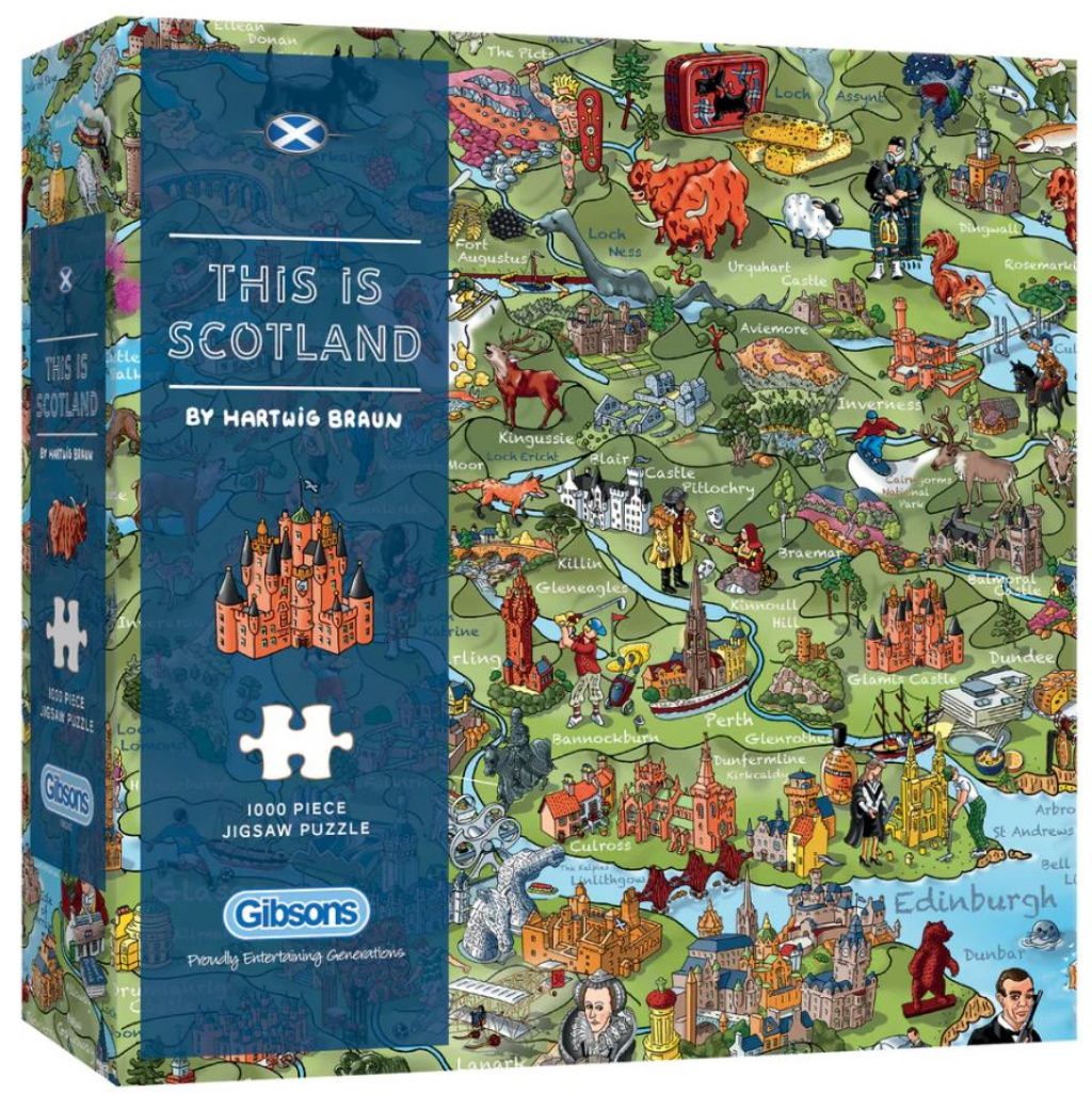 Gibsons This is Scotland Puzzel (1000 stukjes) - 5012269063608