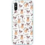 Xiaomi Bedrukt siliconen hoesje compatibel met Xiaomi Redmi 9A, Xiaomi Redmi 9AT, Xiaomi Redmi 9i noel mignon
