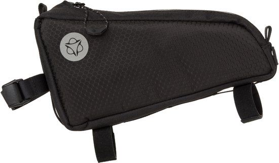 AGU Bikepacking Top-Tube Frametas - 0.7L - Black - Waterafstotend - 100% Gerecycled Polyester