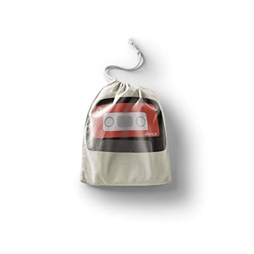 Bonamaison Bedrukte katoenen tas met trekkoord - 20 x 30 cm