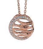 Orphelia Dameshanger met ketting 925 zilver gerhodineerd zirkonia wit briljant geslepen - ZH-6031